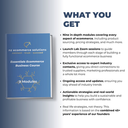 Essentials Ecommerce Business Course